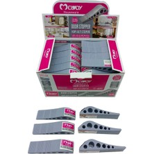 Tuğraçelik Melody M-069 Gri Esnek Plastik Kapı Altı Stoperi- 60'li Paket