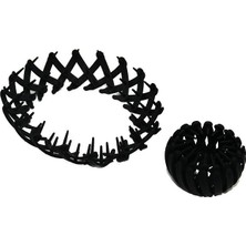Tuğraçelik Mujgan MJGN-823 Kuş Yuvası Model Akordeon Saç Tokası- 12'li Paket