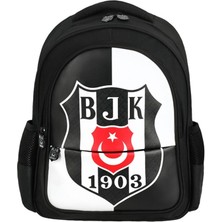 Me Çanta Beşiktaş 1903 Logo Desenli Suni Deri Sırt Çantası 25360