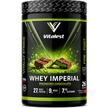 VİTALEST Whey Protein Fıstıklı Çikolata 988G | 27G Protein, 9g Bcaa, 7.5g Glutamin