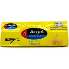Tuğraçelik Astra LUX-667 Renkli Küçük Tırnak Makası- 24'li Paket