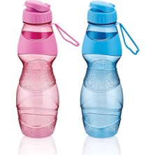Tuğraçelik Qlux L-00547 Energy Renkli Plastik Matara 700 Ml- 16'li Paket