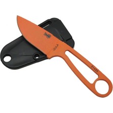 Tuğraçelik Izula Esee 51455ORG Turuncu Kamp Bıçağı 16 cm - Komple Metal, Plastik Kılıflı