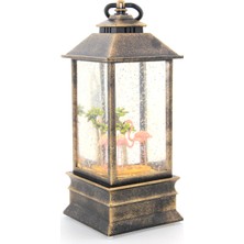 Twin Store Flamingo Kar Küresi Işıklı 020-296