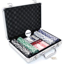 Twin Store Metal Çantalı 200 Chipli Poker Oyunu ALK1500