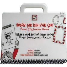 Akademi Çocuk Funny Mat Mini Set - Bugün Çok Işim Var Çok!