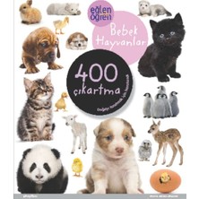 Dstil Tasarım Eğlen Öğren Bebek Hayvanlar 400 Çıkartma