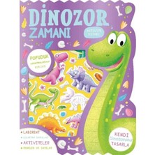 İndigo Çocuk Dinozor Zamanı - Çıkartmalı Aktivite Kitabı