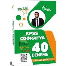 Doktrin Kpss Coğrafya 40 Deneme Çözümlü