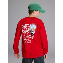 Lc Waikiki Yeni Sezon Yılbaşı Temalı Erkek Çocuk Kalın Sweatshirt