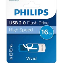 Motto Ticaret Philips Vivid FM16FD05B/00 16GB USB 2.0 Flash Bellek