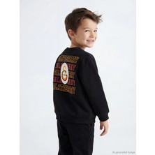 Lc Waikiki Yeni Sezon Galatasaray Baskılı Erkek Çocuk Kalın Sweatshirt