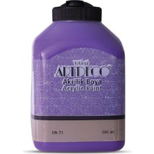 Artdeco Akrilik Boya 500 ml Mor - 2 Adet