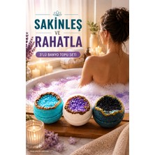 BB Bath Box Banyo Topu Seti Nem Bombası Küvet - Manikür Pedikür Topu 130 gr x 3 Adet