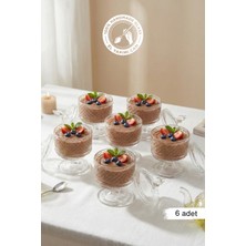 Glamis Selen Concept Şiler Model El Yapımı Cam Kurabiye ve Şekerlik 6'lı Set