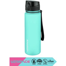 Uzspace 500ML-650ML-800ML-1000ML Yenilenen Renkler Soft-Touch Serisi Askılı Akıtmaz Tritan Su Matarası
