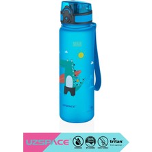 Uzspace Figürlü 500 ml Tritan Çocuk Su Matarası