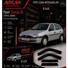 Mkm Opel Corsa B 4'lü Mugen Cam Rüzgarlık Seti