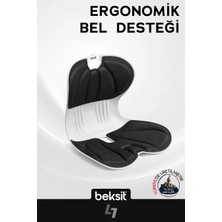 Beksit Softtouch Ergonomik Bel Desteği (Süngerli-Beyaz)