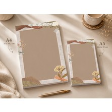 Miray Craft Vintage Temalı 2'li Set (A4-A5) Notepad - Not Defteri - Bloknot
