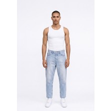 Machinist Erkek Boyfriend Jean Pantolon Mavi