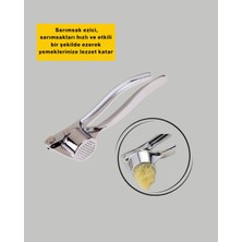 Sungur's Store Mutfak Sarımsak Ezici Kaymaz Saplı Güçlü Mekanizma