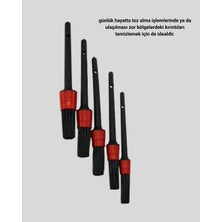 Sungur's Store 5 Parça Detay Temizlik Fırçası Seti Jant Motor Havalandırma Iç Dış Temizlik
