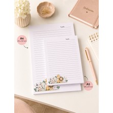 Miray Craft Sevimli Hayvan Temalı 2'li Set (A4-A5) Notepad - Not Defteri - Bloknot