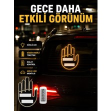 Sungur's Store A Kalite Uzaktan Kumandalı LED Park Uyarı Işığı El Figürlü Model
