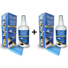 Juliano 2 Adet Gözlük, Led, Ekran, Laptop, Tablet, Bilgisayar, Televizyon, Cep Telefonu, Kamera, Koruyucu Ve Parlatıcı Doğal Temizleme, Temizlik Seti – 250 ML Temizleyici