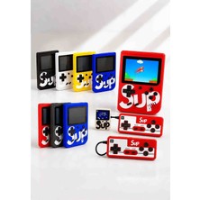 Wolawood Joystick Oyun Konsolu Mini El Tipi Gamepad & Oyun Kolu ve Ara Kablo Hediyeli - Atari Tarzı Eğlence Makinesi, Renkli Ekranlı Nostaljik Hediye Özel Üretim