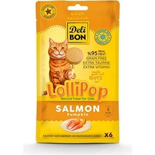 Delibon Lolipop Kedi Ödül Maması 6 Adet (Somonlu)