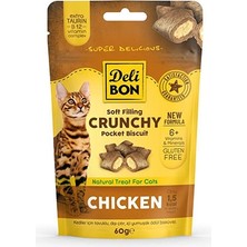 Delibon Bisküvi Kedi Ödül Maması 60G (Tavuklu)