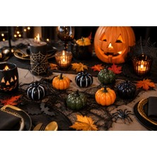 Bkmc Party Cadılar Bayramı Halloween Dekor Seti – 6'lı Mini Kabak Masa Süsü, Parti ve Ev Dekoru  Parti Seti Süsü