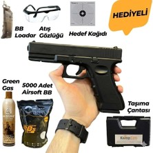 Vigor Glock 17 Green Gas Blowback Airsoft Polimer – Siyah
