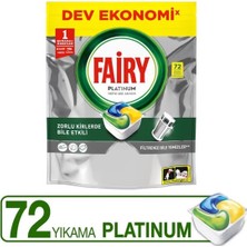 ŞEYLİŞEYLER Şeylişeyler - Fairy Platinum Bulaşık Makinesi Kapsülü 72'li Deterjan Tablet - Yağ Sökücü Parlatıcı Etkili