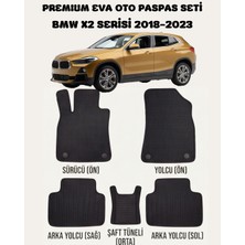 Feyza Oto Bmw X2 Serisi 2018 - 2023 Arası Araca Özel Premium Eva Paspas Takımı 2 Yıl Garantili Araca Birebir Uyumlu Kalıplar
