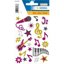 Herma Magic Etiket Glittery Müzik İŞARETLERI 3276