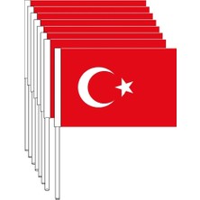 Ceren Vatan Türk Bayrağı Çıtalı Küçük Boy Tekli