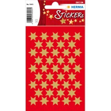 Herma Sticker Decor Stars Gold 14MM 3903