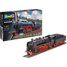 Revell Model Kit Tren Express Locomotive S3/6 BR18 5 With Tender 2 2 T 02168