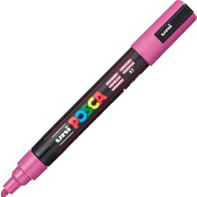 Uni-Ball Uni Posca 1.8-2.5 Su Bazlı Boyama Markörü Ahududu N Pc-5m