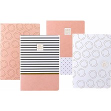 Ancor Unique A5 Zımbalı Çizgili Defter 94978