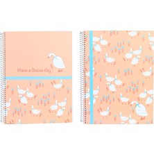 Ancor B'log Goose A4 Spiralli Kareli Defter 111514
