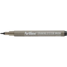Artline Fırça Uçlu Çizim Kalemi Siyah EK-23FN - Suya Dayanıklı Pigment Mürekkep