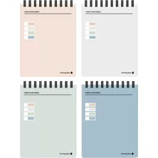 Morning Glory 2500 Pp Theme Color Memo Book (Top-Binding) 12001-89028