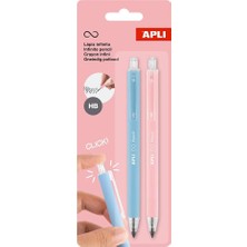 Apli Tükenmez Kalem Mavi/pembe