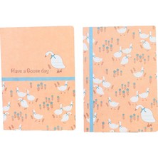 Ancor B'log Goose A4 Zımbalı Çizgili Defter 111460