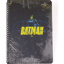 Keskin Color Batman Spiralli A5 Çizgili Defter 380661-09