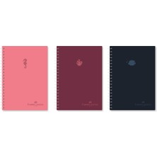 Faber-Castell Aqua Pp Kapak 80 Yaprak Kareli Defter 000510